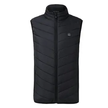 

Autumn And Winter Men And Women Graphene Heating Usb Electric Heating Vest Smart Warm Clothes Cotton Vest