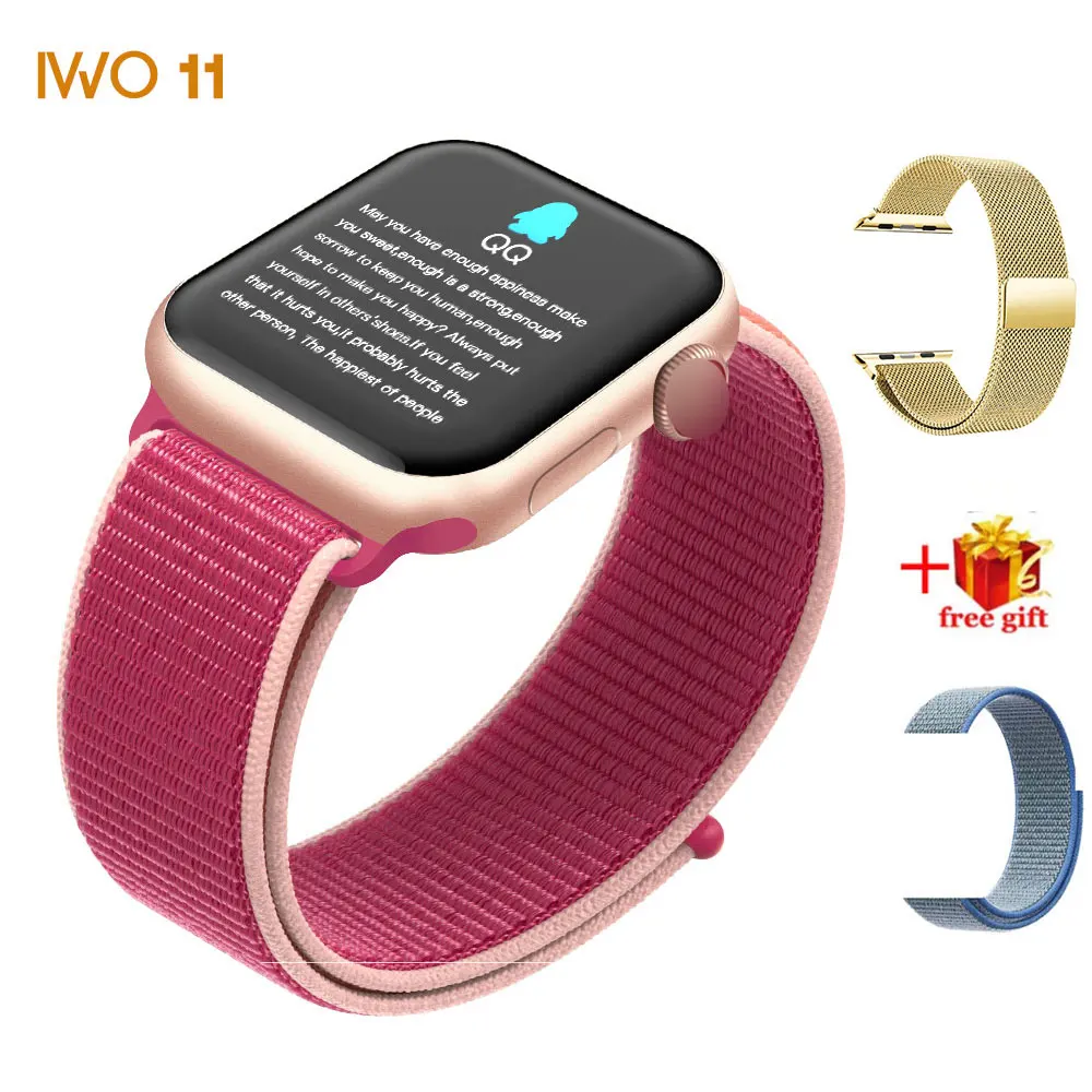 

T200 Bluetooth Smart Watch Series 5 IWO 11 Heart Rate Monitor Smartwatch 40mm Case for Android Apple Phone Relogio Inteligente