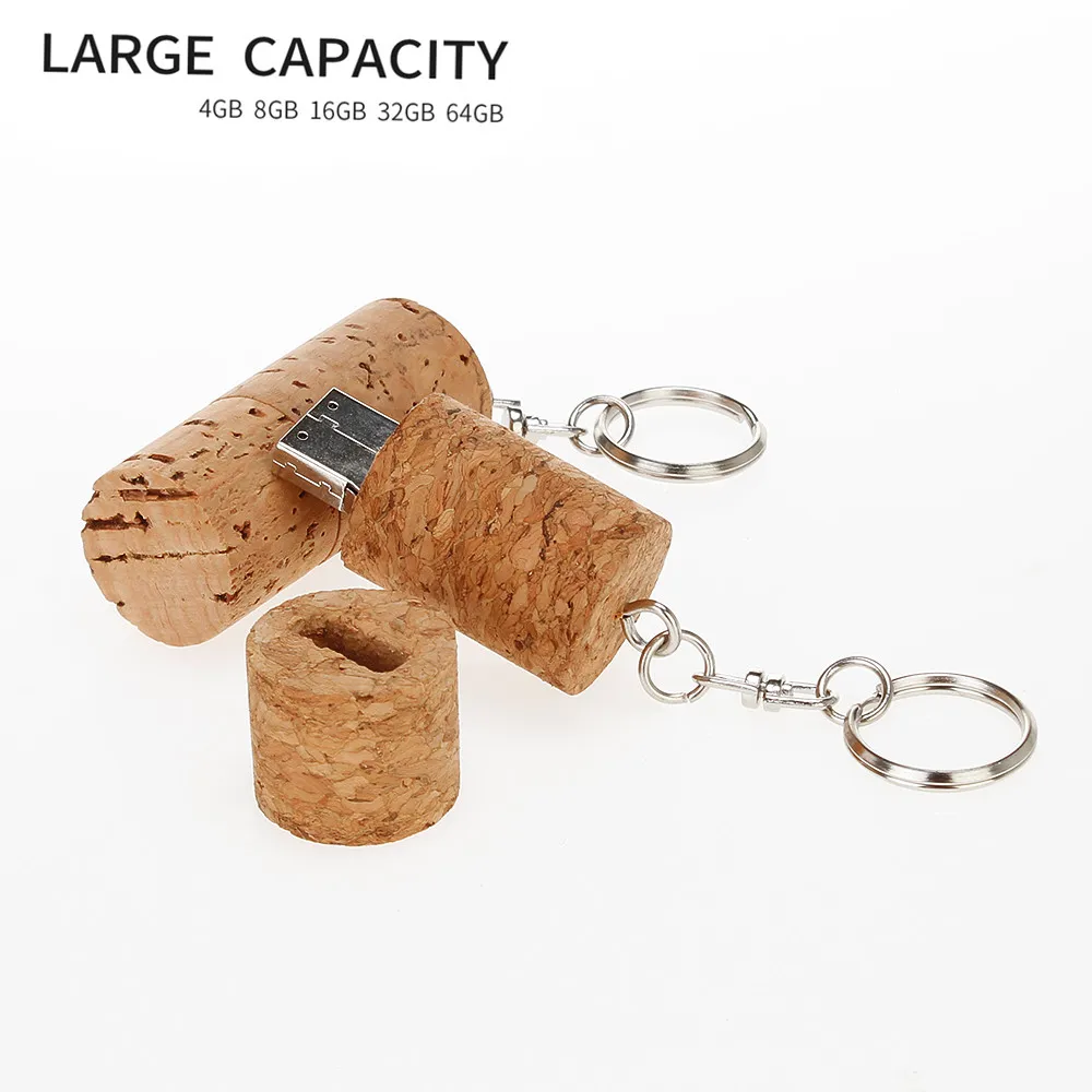 Usb диск, 4 ГБ, 8 ГБ, деревянная вилка, флешка, 16 ГБ, ручка для ключей, 32 ГБ, 64 ГБ, Usb флеш-накопитель, 128 ГБ, креативные подарки, флешка