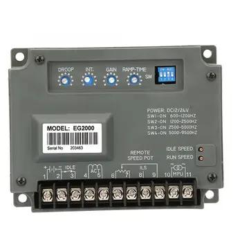 

EG2000 Universal Electric Generator Governor Engine Speed Controller Panel 10-30VDC Engine Speed Controller