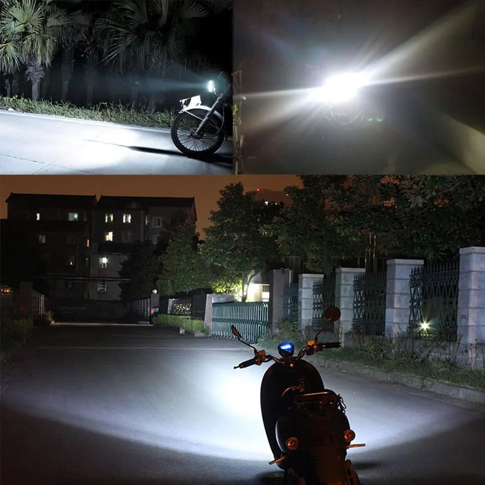 Ampoule LED Hi/Lo Beam White pour moto, scooter, cyclomoteur, lampe de  sauna RL UTV, 6V, 12V DC BA20D H6 l's, 20SMD, 6000K, 1 pièce - AliExpress