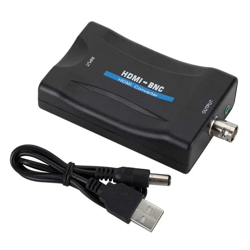 HDMI к BNC композитный видеосигнал конвертер адаптер VHS dvd-плеер PAL/NTSC
