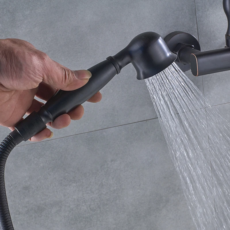 Black-Bronze-20cm-Long-Spout-Bathtub-Mixer-Tap-Single-Handle-Wall-Mounted-Tub-Sink-Faucet-Swivel (1)