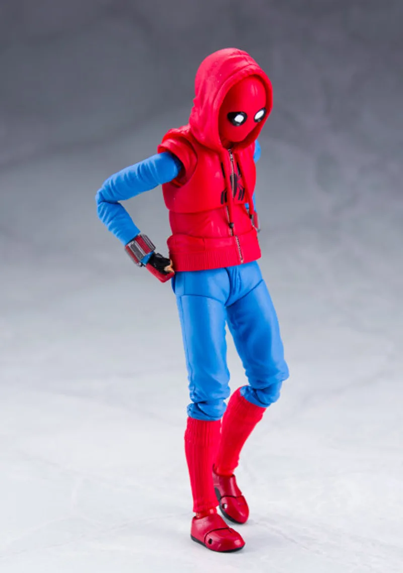 Marvel SHF Человек-паук женская версия герой возвращается самодельный костюм версия Джейн обратно в школу мобильный Гараж Комплект