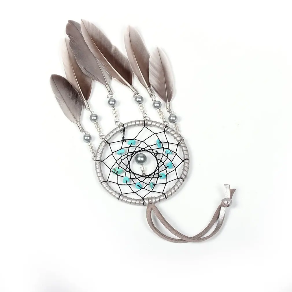 Original Port Wind Retro Feather Crafts Dream Catcher To Send Friends Room Car Decoration Small Pendant