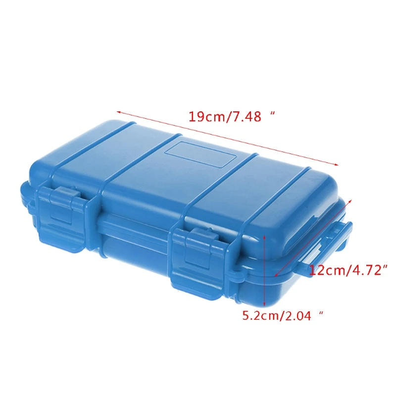 

Camping EDC Shockproof Waterproof Box Safety Survival Aid Storage Case Container