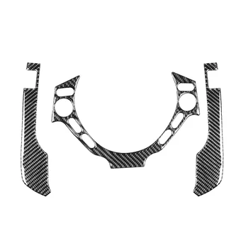 

3pcs Carbon Fiber Car Styling Dashboard Steering Wheel Trim Cover Decorative Stickers for Nissan GT-R R35 08-16