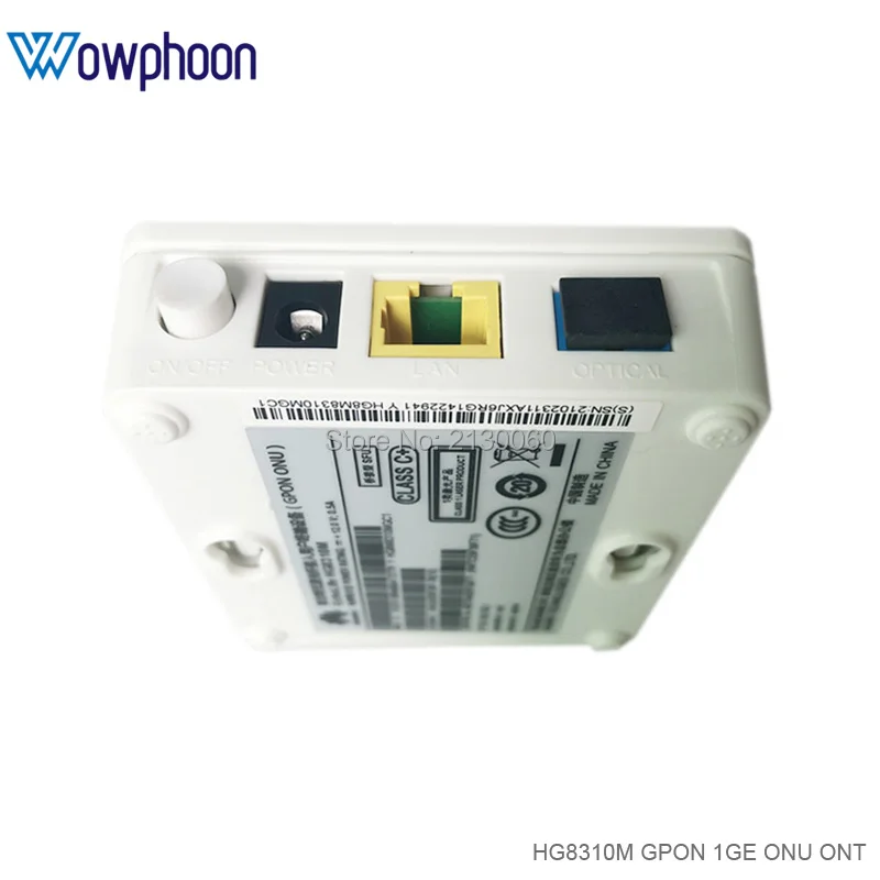 10 шт./лот оригинальный бренд Huawei 1GE Gpon ONU ONT HG8310M FTTH SFU Router Mode port GPON модель английская