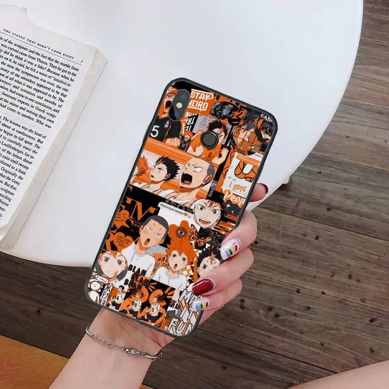Haikyuu volleyball anime Japan Soft Phone Cover For Xiaomi Redmi Note 4 4x 5 6 7 8 pro S2 PLUS 6A PRO coque shell funda hull leather case for xiaomi Cases For Xiaomi
