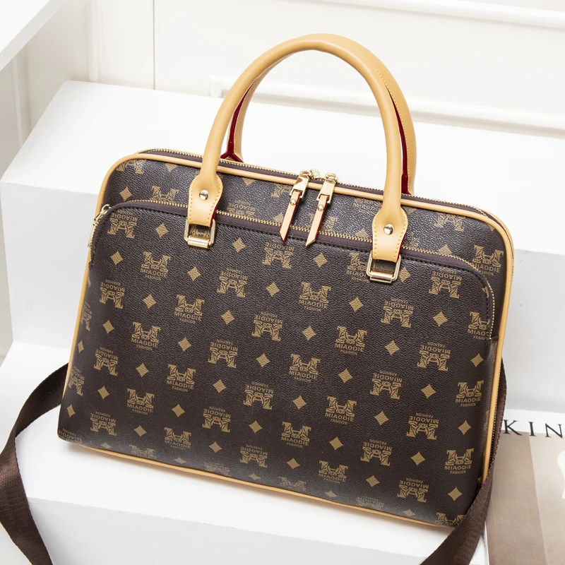 

Waterproof Men Women 13 14 inch Laptop Briefcase Business Handbag for Women Large Capacity Messenger Shoulder Bag