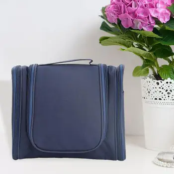

New Fashion High Quality Travel Portable Storage Bags Organizer Bag High Zipper Organizer Storage Cosmetic Double Capacity E5X3