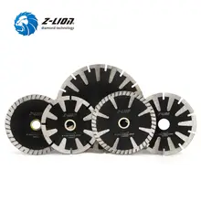 

Z-LION 1PC 115/125/180mm Diamond Concave Saw Blade Protection Teeth Concrete Granite Marble Stone Cutting Disc For Angle Grinder