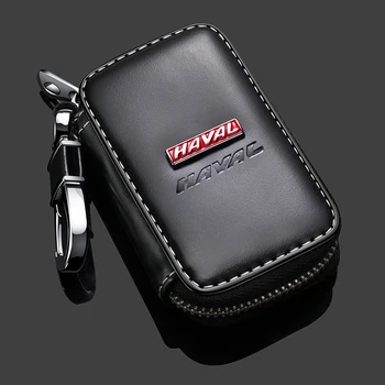 

Leather Remote Car Key Case Key Cover With Car Logo For Great Wall Haval/Hover H1 H2 H6 H7 H4 H9 F5 F7 F9 H2S Car Accessories