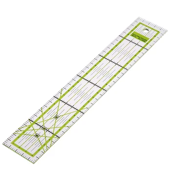 

Imzay Clear Quilting Double-color Yardstick Rulers Patchwork Sewing Ruler Cutting Tool 30*5cm Stationery Drawing Ruler