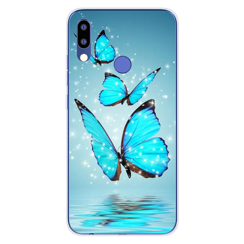 Мягкий силиконовый чехол из ТПУ для Tecno Camon 11 Camon11 PRO Чехол с принтом задняя крышка для Tecno Camon 11 Pro мультяшная Роза узорная оболочка
