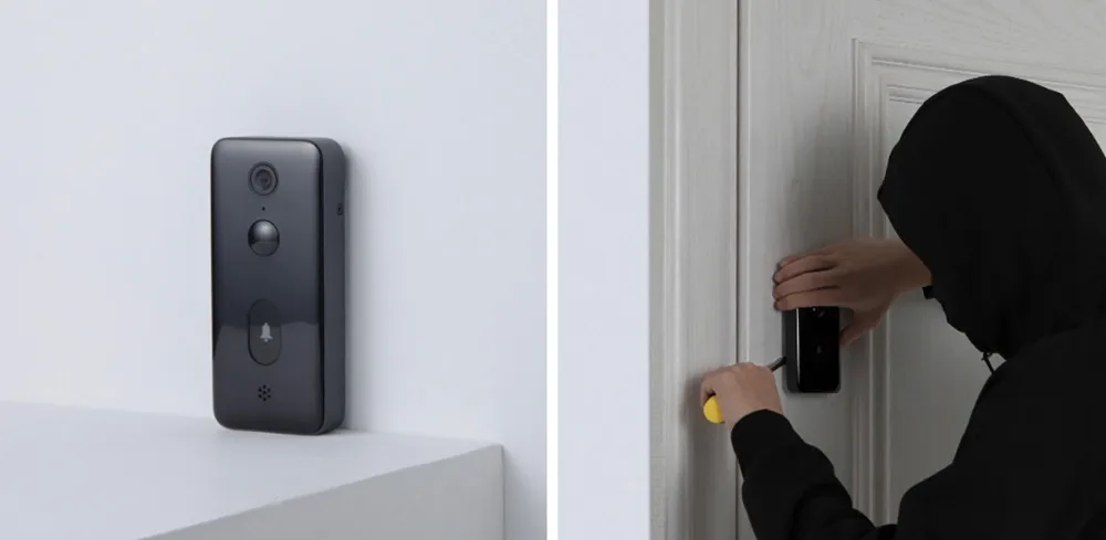 Xiaomi Wireless Smart Doorbell 2 Video Intercom AI Humanoid Recognition 1080P HD Recording For Home