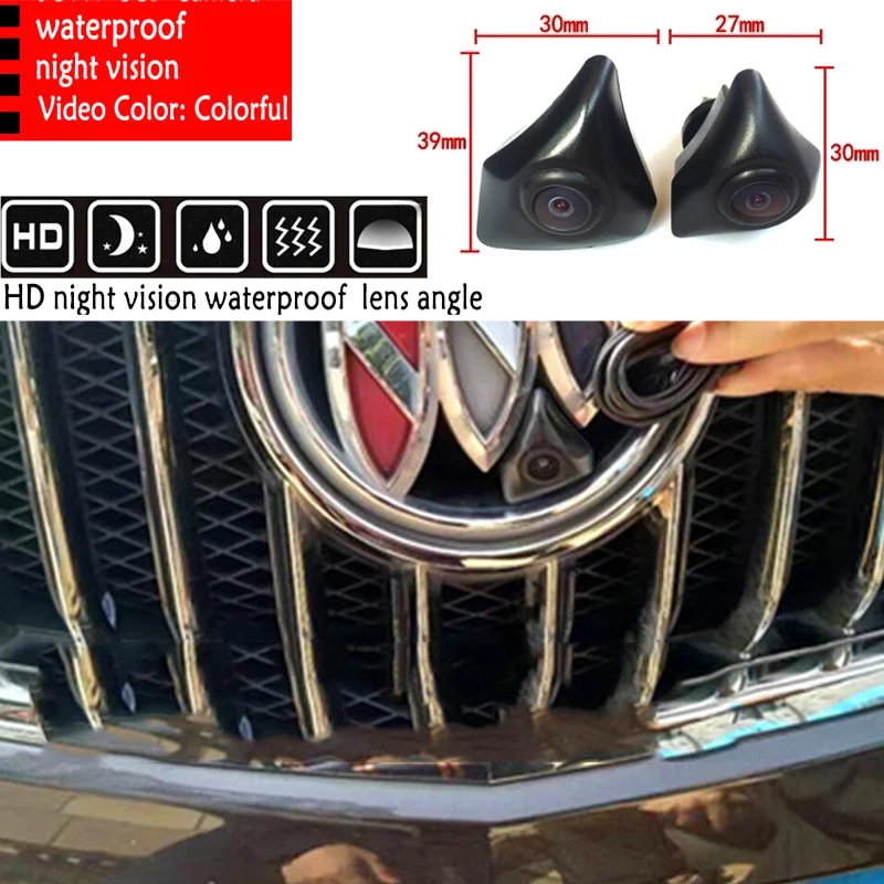 Парковочная камера FUWAYDA CCD с логотипом спереди для Buick Encore Ensemble Ave Regal LaCrosse Excelle Envision