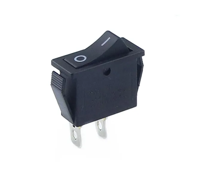 black ON-OFF 2pin KCD3 кулисный переключатель ВКЛ-ВЫКЛ 2 положения 3 Pin электрооборудование с светильник выключатель питания 16A 250VAC/20A 125VAC 35 мм* 31 мм* 14 мм - Цвет: black ON-OFF 2pin