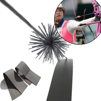 

Bow Shock Absorber Soft Black Rubber Archery Field DIY Bowstring Shooting Outdoor Sports Bow String Silencer Arrow Cat Whisker