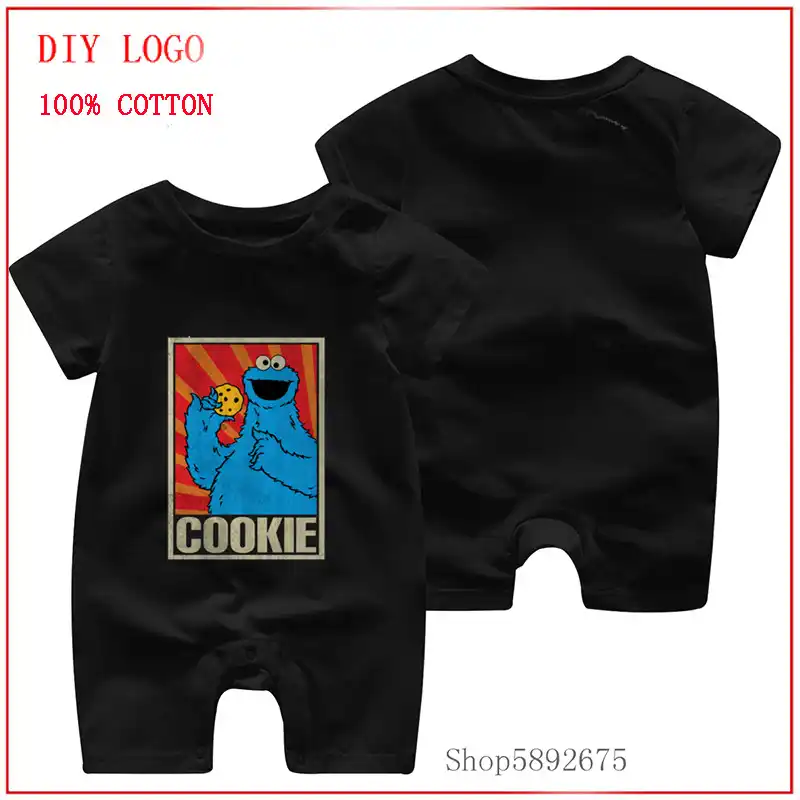 cookie monster romper