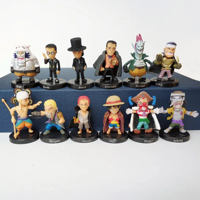 One Piece PVC Action Figures (12 Pcs Set)