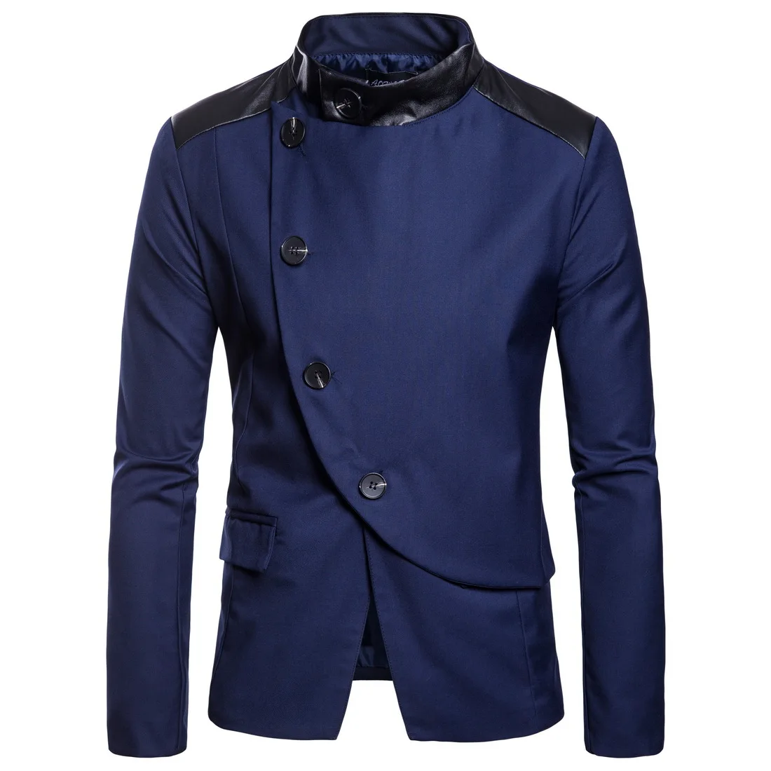 

2019 Spring New Style Men'S Wear Ouma Cool Suit Coat Large Size Casual Single West Fashion Xf003