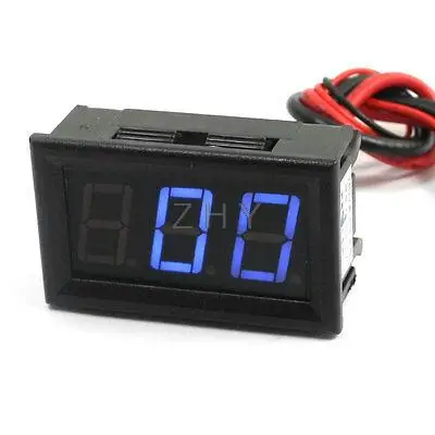 

YB27C Blue LED Digital Display Current Tseting DC Ammeter Amperemeter 50A