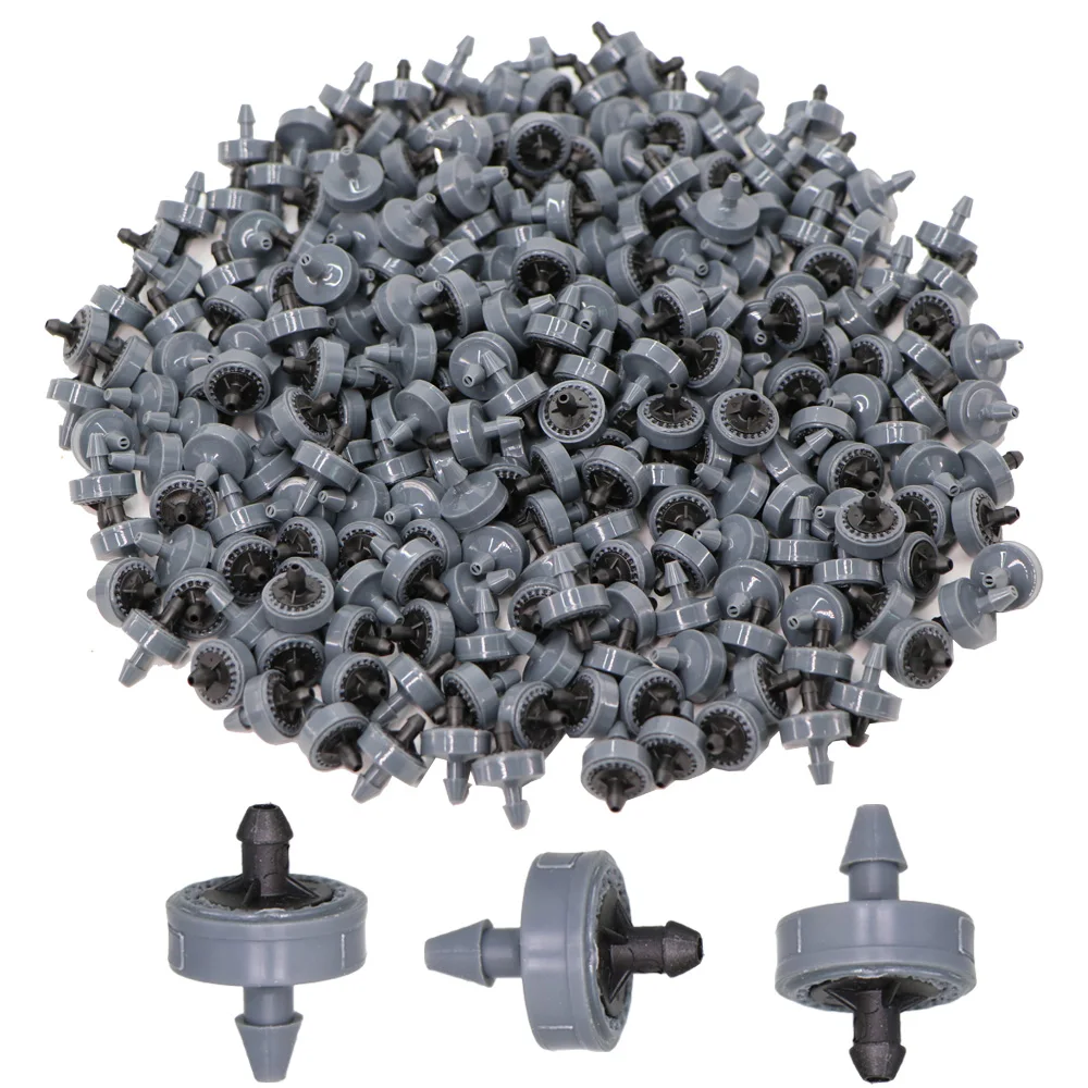 20PCS 2L 4L 8L/H Pressure Compensation Drippers 4/7 Hose Puncher Agricultural Garden Lawn Irrigation System Steady Flow Dripper