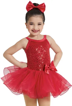 

sequin spandex professional ballet tutu dance dress for girls and kids dance costumes dancewear Multicolor mesh Stage skirts
