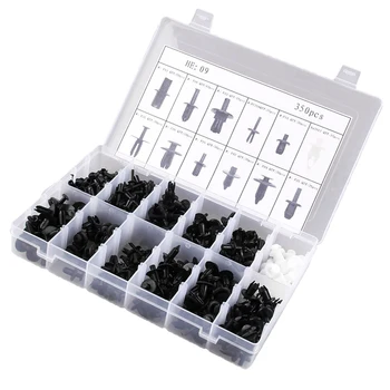 

Car Auto Retainer Push Panel Rivet Pin Trim Clip Fastener 350Pcs
