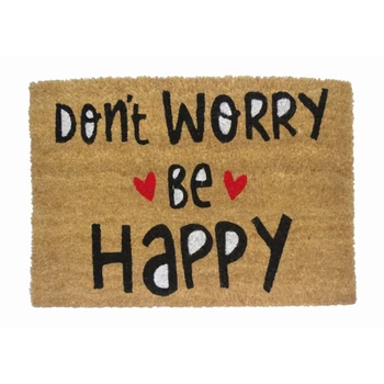 

Koko Doormats Doormat Home Entrance Original and Fun Coconut fiber with Baseman PVC non-slip, 40x60 cm. Don't Worry