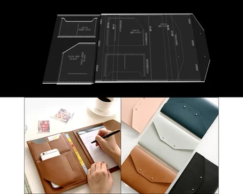 

Laser Cut Template Diy Leather Handmade Craft Sewing Pattern Card Bag Acrylic Stencil