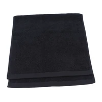 Black Towel Cotton Soft Face Towel Hotel Bathroom Beauty Parlor Home Strong Water Absorption Washcloth Kitchen Towels 5