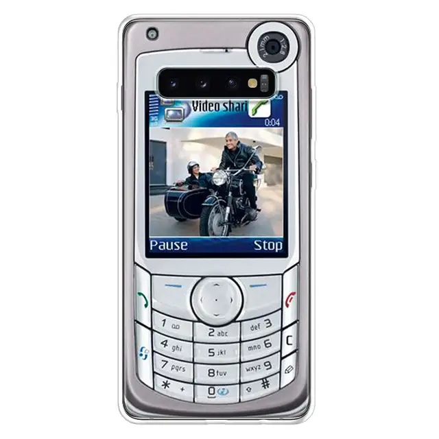 Retro mobile phone Phone Case For Samsung Galaxy S20 FE S21 Ultra S10 Lite S9 S8 Plus S7 Edge J4 J6 J8 Soft TPU Back Cover TB243-9