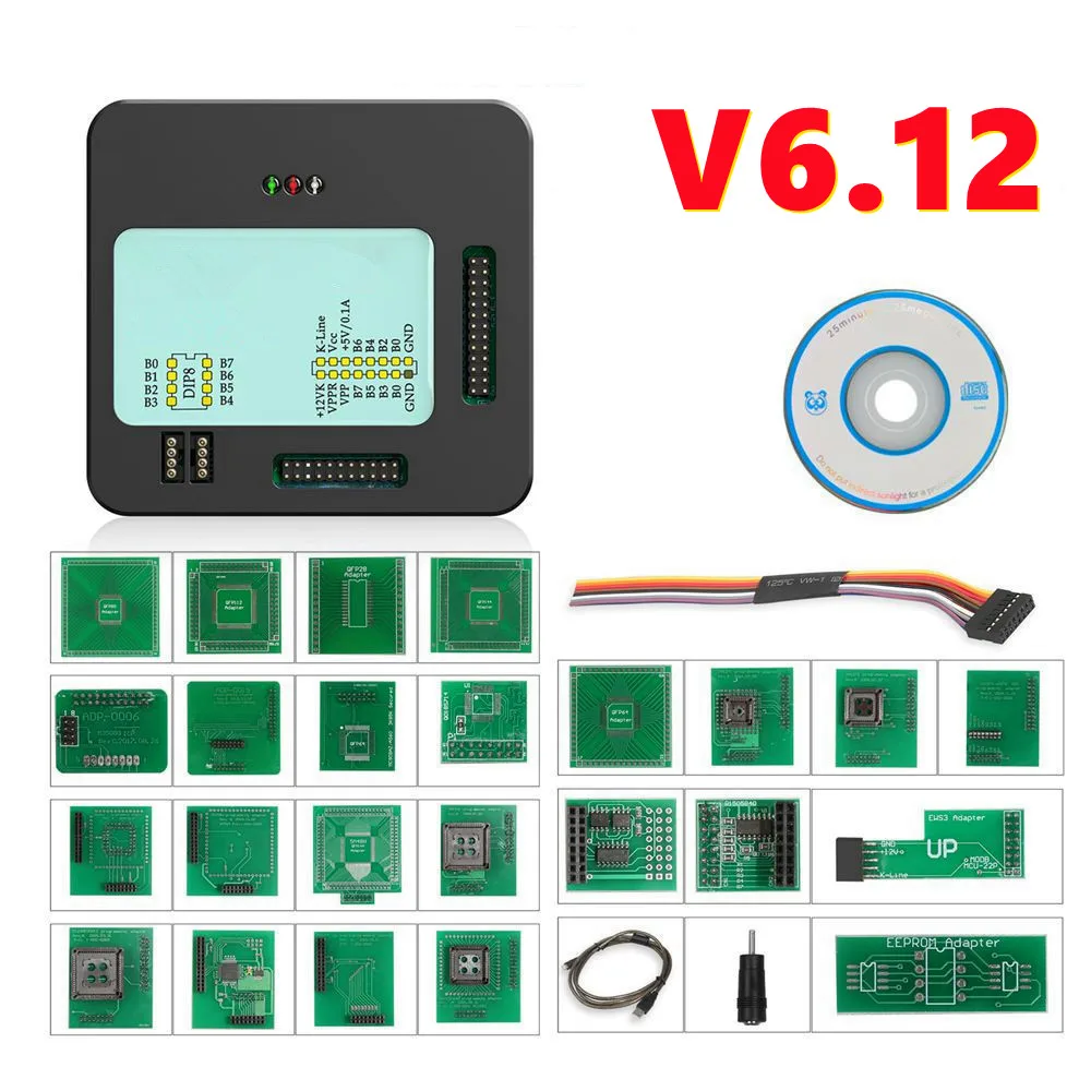 Xprog-M Chip ECU OBD2 Tunning Programmer Xprog M V5.55 V6.12 V6.17 V6.26 V6.50 X Prog Box 6.26 6.12 5.55 EEPROM Full Car Adapter car battery tester Diagnostic Tools