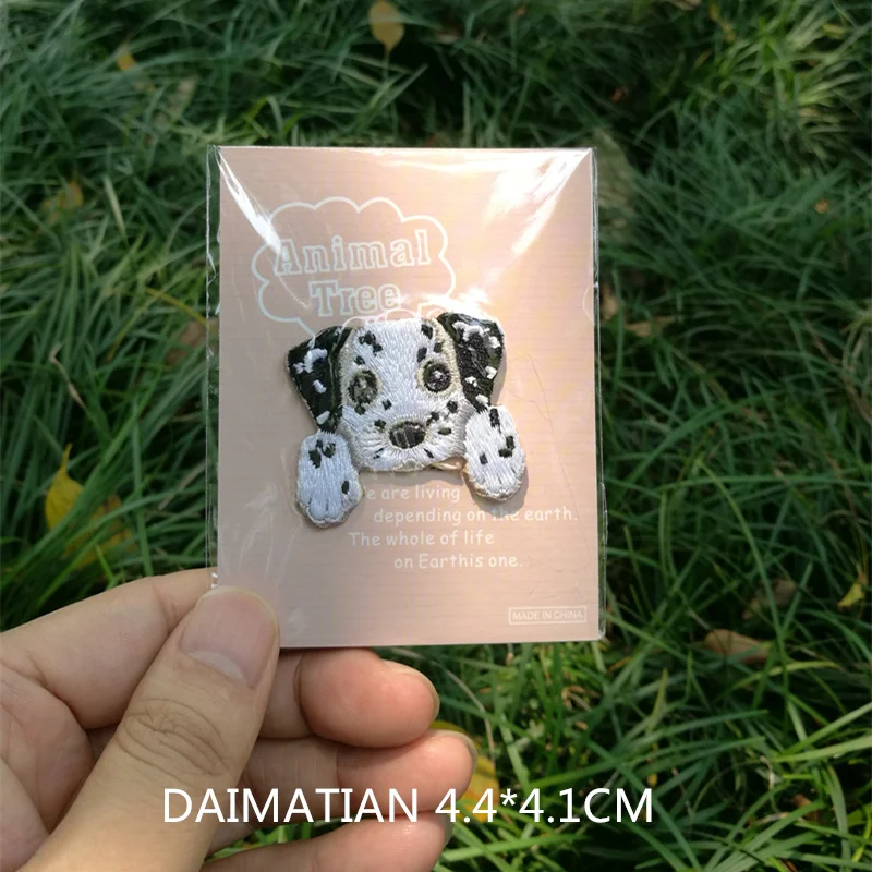 DAIMATIAN 1 фото одежда аксессуары мультфильм собака Детское пальто грудь паста вышивка патч-паста детская одежда украшение - Цвет: DAIMATIAN