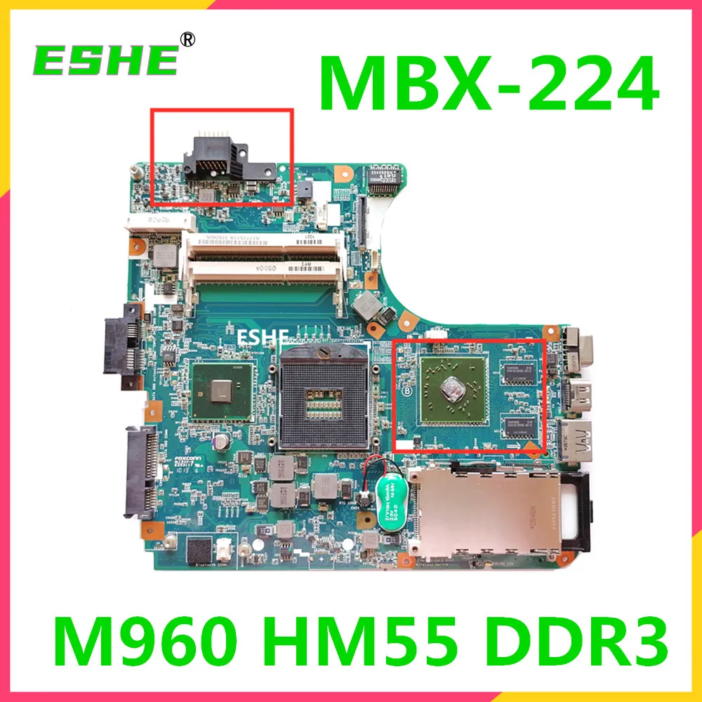 MBX-224 материнская плата для SONY Vaio VPCEB VPC-EB ноутбука HM55 DDR3 HD4500 видеокарта M960