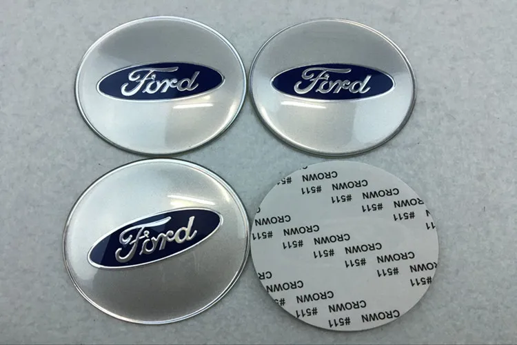 

4PCS 65MM Car Wheel Center Hub Caps Emblem Sticker Decal For Fords Focus 2 3 1 Fiesta MK1 MK2 MK3 MK7 Fusion Ranger Car Goods