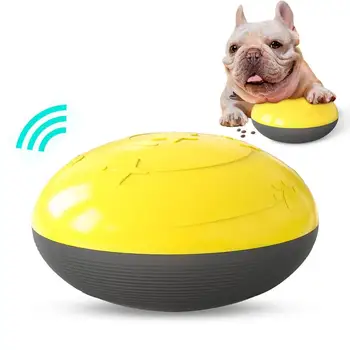 

Teeth Grinding Pet Toy Dog Kitten Chewing Voical Ball Food Dispenser Food Leakage Toys For Dog Molar Chew Playing Training Balls