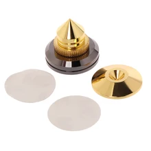 1 пара Мини Золотой Металл Анти шок ноги штифт для ногтей Спайк ноги колодки для аудио аксессуары для колонок Прямая поставка