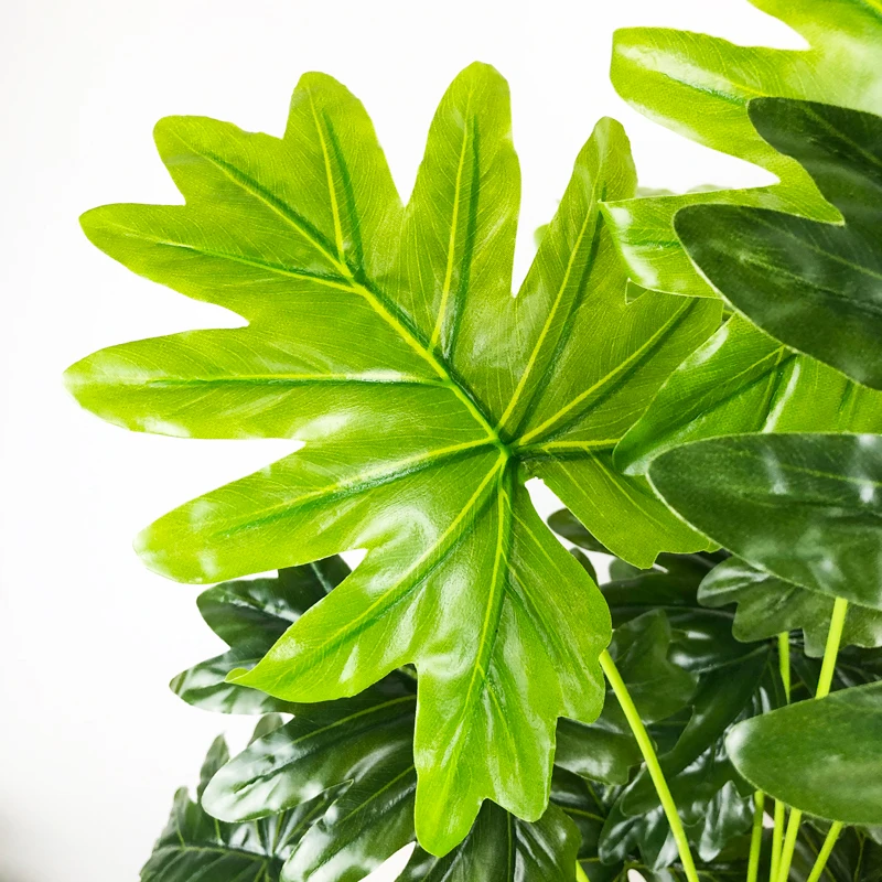 65 см 18 вилок Большая искусственная пальма тропические листья Monstera для гостиной