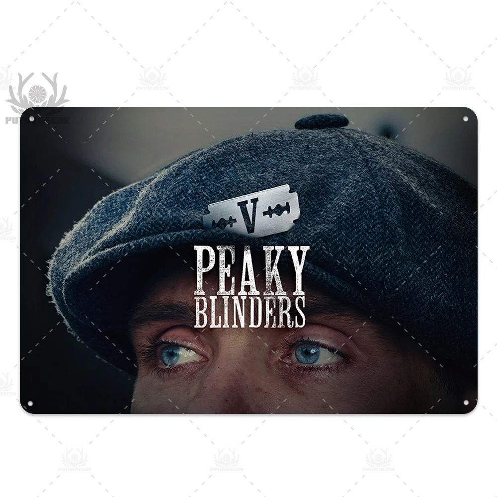 TH4806 Peaky Blinders металлический плакат оловянные знаки винтажные металлические знаки металлическая пластина для паба бар человек пещера Настенный декор - Цвет: TH4806