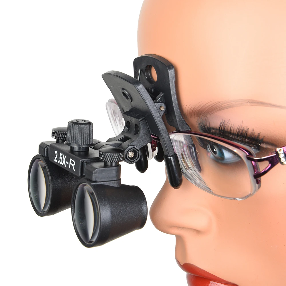  2.5X-R or 3.5X-R Magnification Binocular Dental Portable Clip Loupe Surgical Magnifier Medical Oper