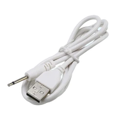 1m USB 2 To DC 2.5mm 2A Charging Line USB Mono Audio Cable Jack USB Plug Aux 2.5mm Audio Vibroseismic Charging Cable 17.4mm 