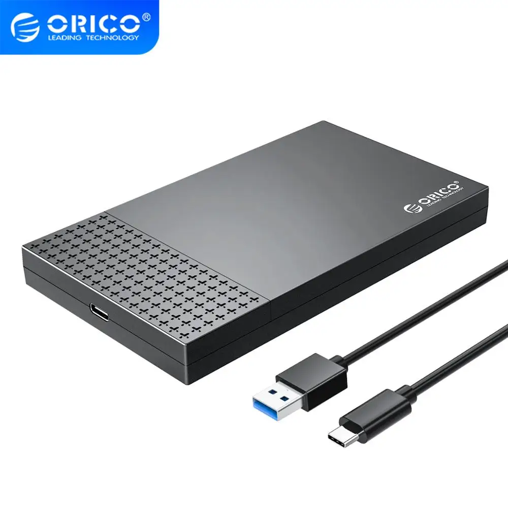 ORICO Type-C SSD Case USB3.1 to SATA3.0 Box 2.5&quot USB 3.1 Gen1 HDD Enclosure 5Gbps 4TB Support UASP Auto Sleep | Компьютеры и офис