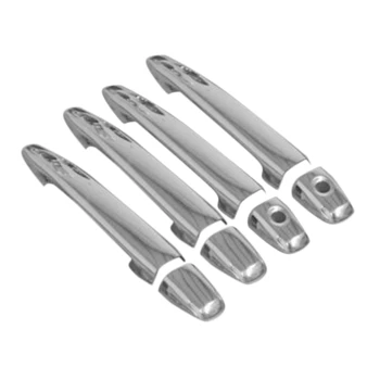 

4Pcs Car Chrome Door Handle Cover Trim Sticker Overlays for Toyota Land Cruiser Prado 120 J120 LC120 2003-2009