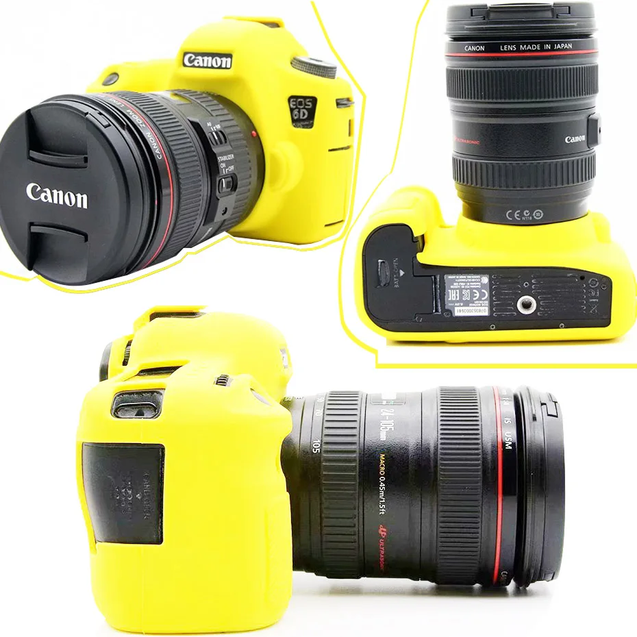 FOTOFLY для Canon EOS 6D Mark II 2 сумки для камеры мягкие силиконовые чехлы Защитный чехол для корпуса чехол для Canon 6 D аксессуары для камеры