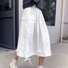 Юбки с высокой талией, Женская Однотонная юбка, M-3XL размера плюс, Весенняя юбка, повседневные женские юбки, стильная плиссированная юбка