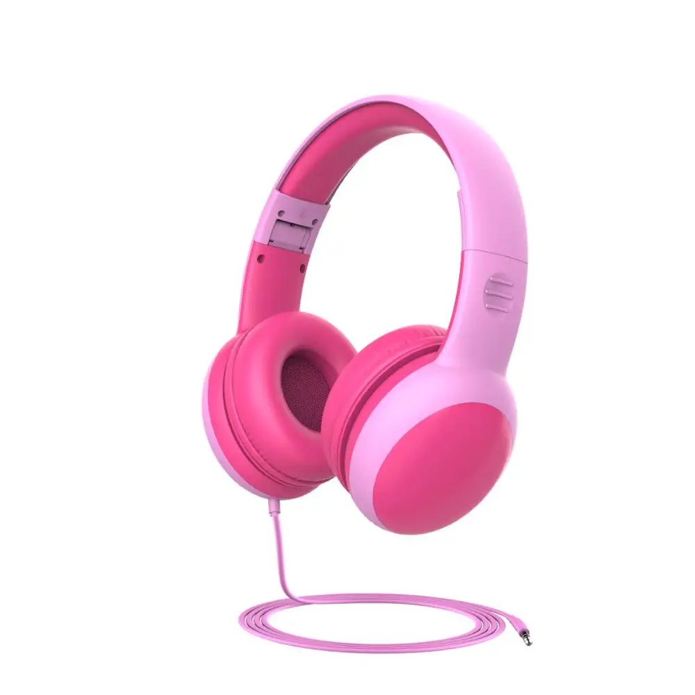 gorsun Kids Headphones with limited volume Children Headphone with decorative ears Ear for boys and girls Wired Headset