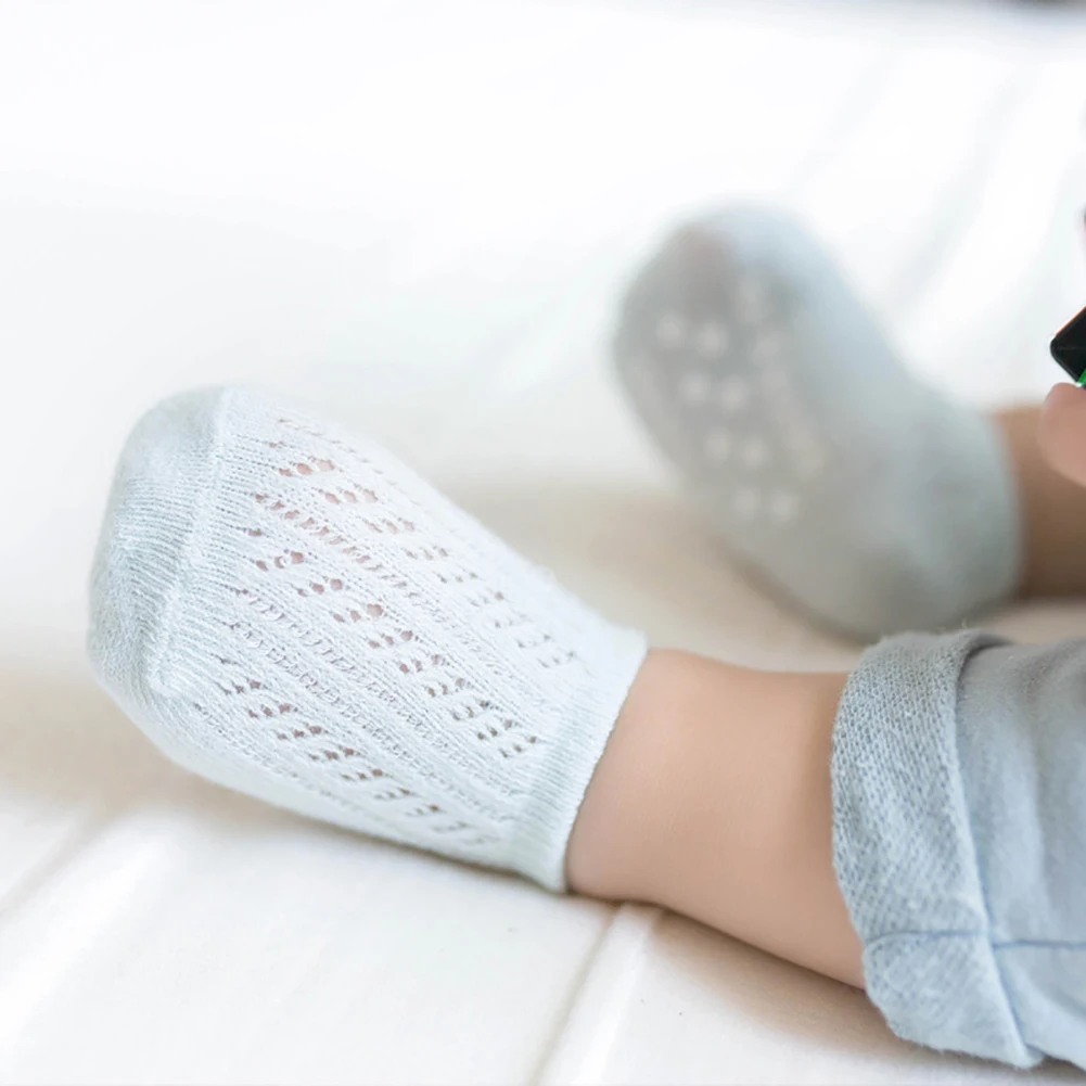 1 Pair Newborn Baby Socks Spring Summer Mesh Breathable Newborn Cotton Infant Baby Boy Girl Short Socks For 1-4 Years Socks